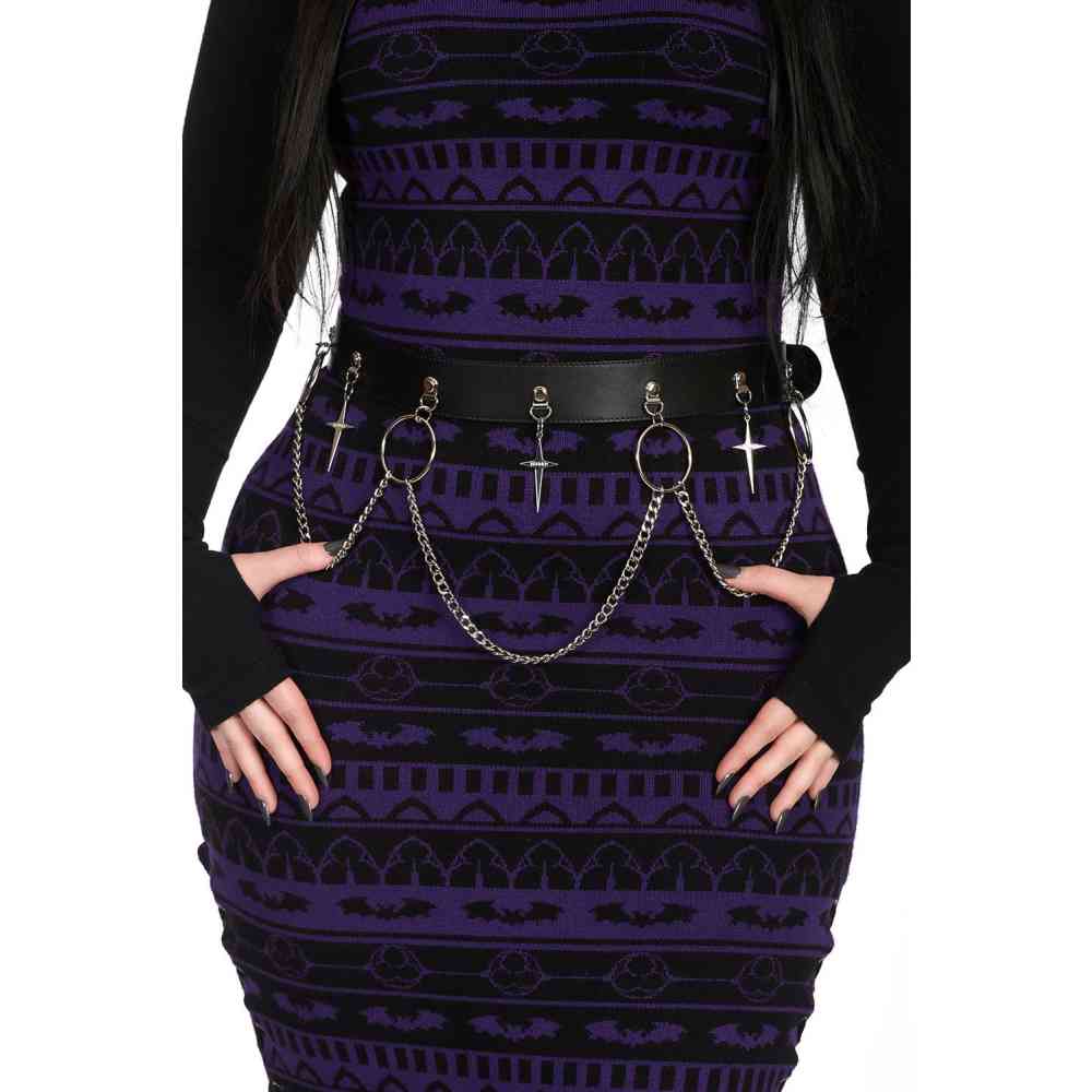 Banned - Angel Taille riem - Zwart